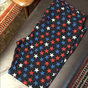 LuLaRoe TC Americana Stars Leggings! NWOT!